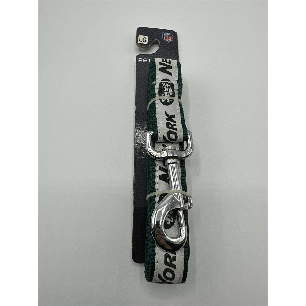 New York Jets NFL Dog Leash Large: 72 in x 1 in
